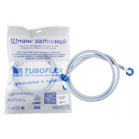 Шланг наливной ТБХ-500 в упаковке 1,5 м, TUBOFLEX