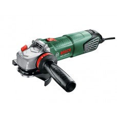 Одноручная углошлифмашина BOSCH PWS 1000-125 в чем. (1000 Вт, диск 125х22 мм, вибро, без регул. об.)