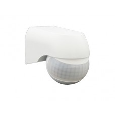 Датчик движения PMS-IR 010  800Вт  180° 12м IP44 WH Jazzway