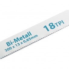 Полотна для ножовки по металлу, 300 мм, 18 TPI, BIM, 2 шт, GROSS