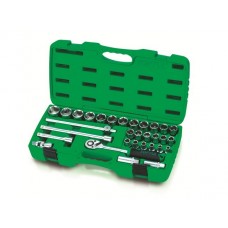 Набор головок 1/2" 8-32мм 6гр. 31пр. TOPTUL (GAAI3104)