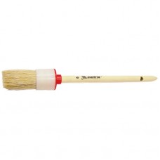 Кисть круглая, № 8, 35 мм, натуральная щетина, деревянная ручка. MATRIX