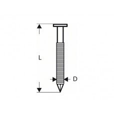 Гвозди для GSN 90-21 RK SN21RK 75RHG (3000шт) (BOSCH)