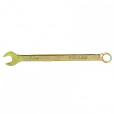 Ключ комбинированный, 7 мм, желтый цинк. СИБРТЕХ