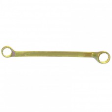 Ключ накидной, 22 х 24 мм, желтый цинк. СИБРТЕХ