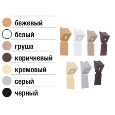 Уголок мебельный пласт. серый STARFIX