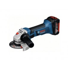 Аккум. углошлифмашина BOSCH GWS 18-125 V-LI L-BOXX (18.0 В, 2 акк., 4.0 А/ч, Li-Ion, диск 125х22.0 мм)