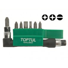 Набор бит 1/4" 30мм 8шт. TOPTUL (GAAL0802)