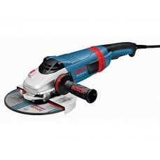 Двуручная углошлифмашина BOSCH GWS 22-180 LVI в кор. (2200 Вт, диск 180х22 мм, вибро, плавный пуск, без регул. об.)