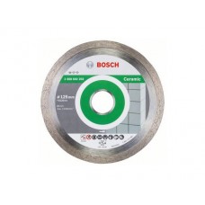 Алмазный круг 125х22 мм по керамике сплошн. STANDARD FOR CERAMIC BOSCH (сухая резка)