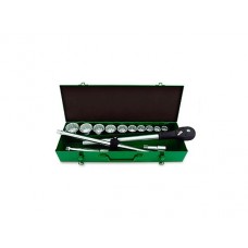 Набор головок 3/4" 22-50мм 12гр. 14 предм. металл. кейс TOPTUL (GCAD1406)