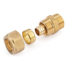 Ниппель 16(2.0)х3/4" нар. для трубы PEX General Fittings