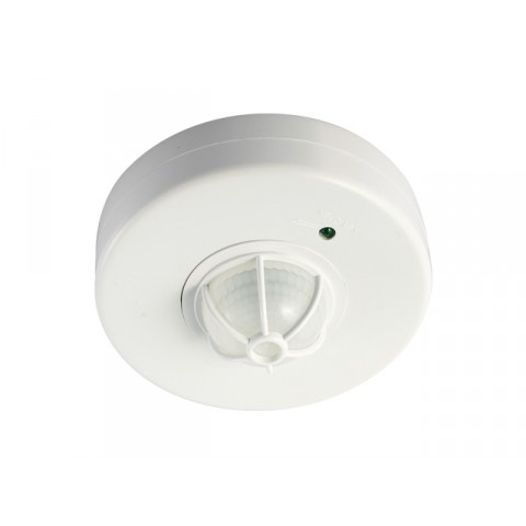 Датчик движения PMS-IR 024 1200Вт 360°  2-6м IP20 WH Jazzway