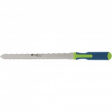Нож для резки теплоизоляционных панелей, 2-стороннее лезвие, обрезиненная рукоятка, 420 мм, лезвие 280 мм. СИБРТЕХ