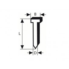 Гвозди для GSK 64 SK64 25G (2500шт) (BOSCH)