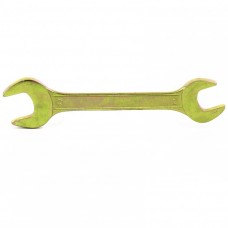 Ключ рожковый, 24 х 27 мм, желтый цинк. СИБРТЕХ