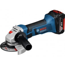 Аккум. углошлифмашина BOSCH GWS 18 V-LI L-BOXX (18.0 В, 2 акк., 5.0 А/ч, Li-Ion, диск 115х22.0 мм)