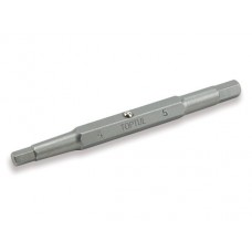 Насадка двухсторонняя шестигр.4mm/5mm 75мм TOPTUL (FKDA0405)