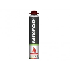 Пена монтажная профессиональная MIXFOR Foam Pro Fire Resistant огнестойкая, 705 мл (Выход до 33л. Торговля этим товаром подлежит лицензированию)