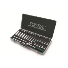 Набор головок и бит 3/8" 39пр. метал.кейс PROLINE TOPTUL (GCAD3902)