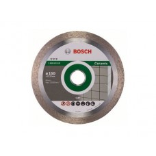 Алмазный круг 150х22 мм по керамике сплошн. BEST FOR CERAMIC BOSCH (сухая резка)