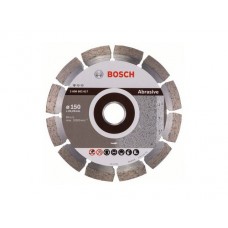 Алмазный круг 150х22 мм по абразив. матер. сегмент. STANDARD FOR ABRASIVE BOSCH (сухая резка)