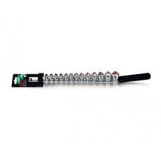 Набор головок 3/8" 7-21мм 6гр. 13шт на подвесе TOPTUL (GAAQ1310)
