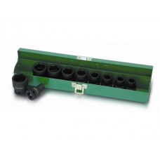 Набор головок ударн. 1/2" 10-24мм 6гр. 10шт. TOPTUL (GDAD1001)
