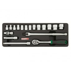Набор-сет головок 3/8" 18пр. 136х364мм TOPTUL (GCAT1808)